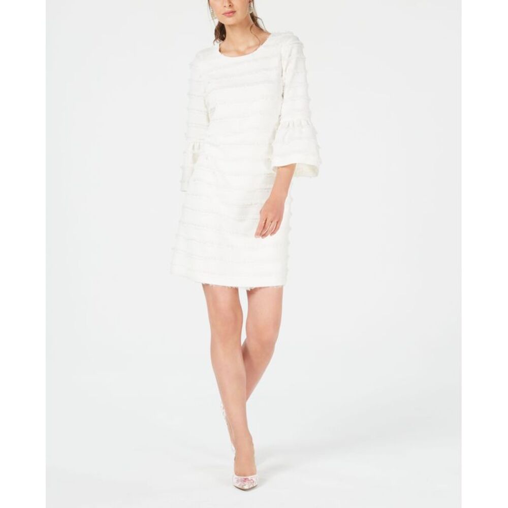 Alfani Fringed Stripe Shift Dress